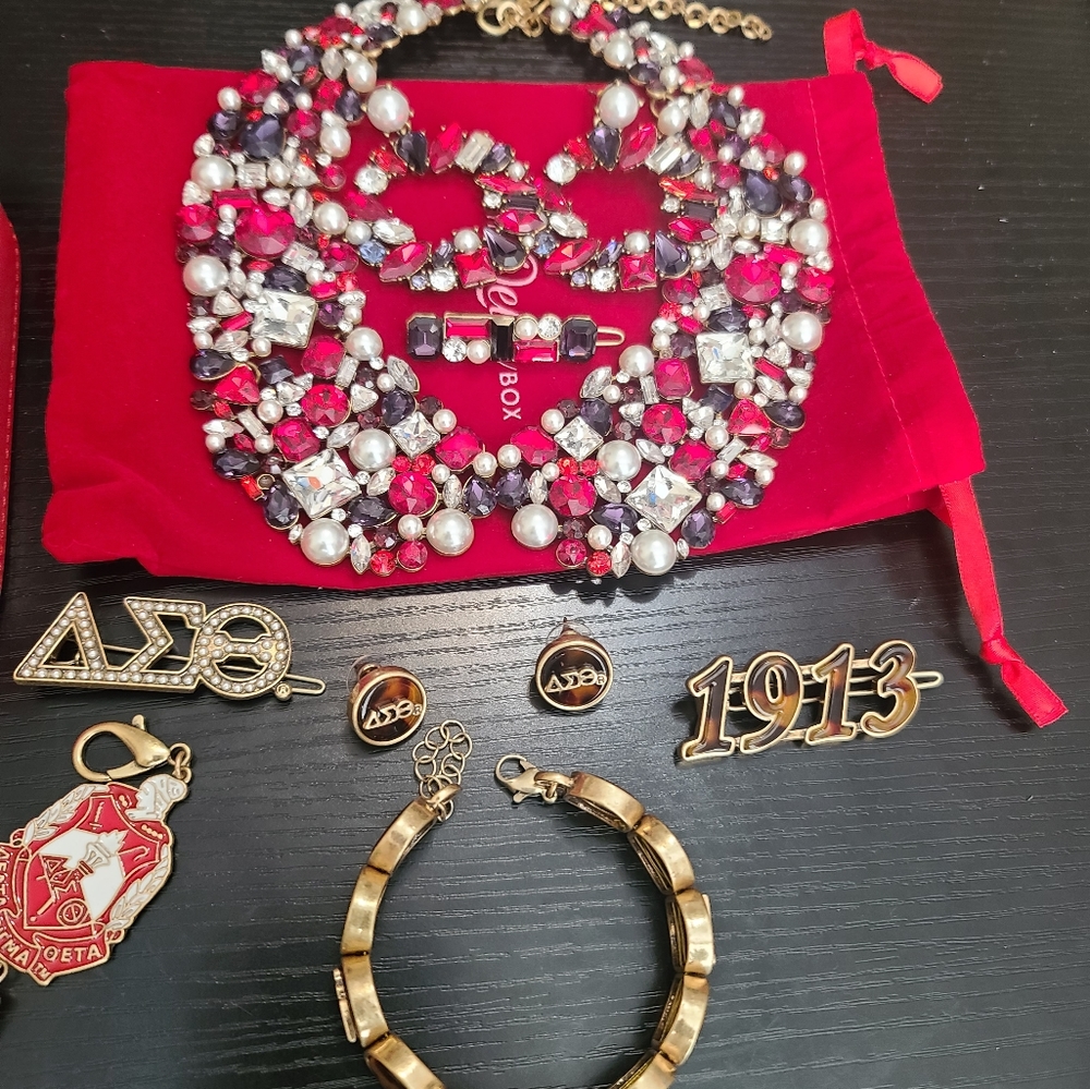 Delta sigma theta jewelry lot